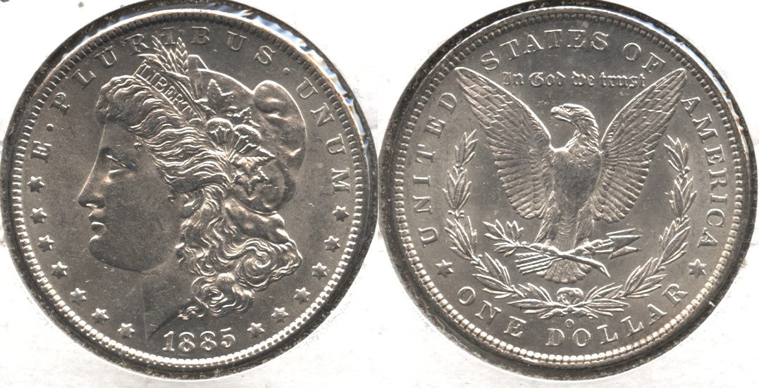 1885-O Morgan Silver Dollar AU-55 #g