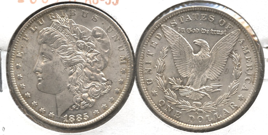 1885-O Morgan Silver Dollar AU-55 #i