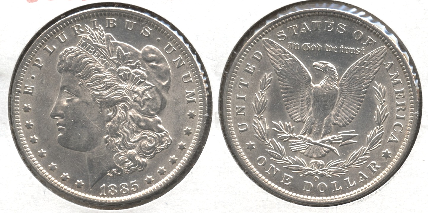 1885-O Morgan Silver Dollar AU-55 #l
