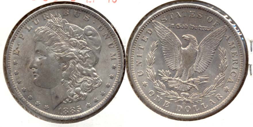 1885-O Morgan Silver Dollar EF-40