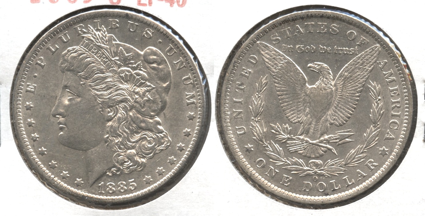1885-O Morgan Silver Dollar EF-40 #l