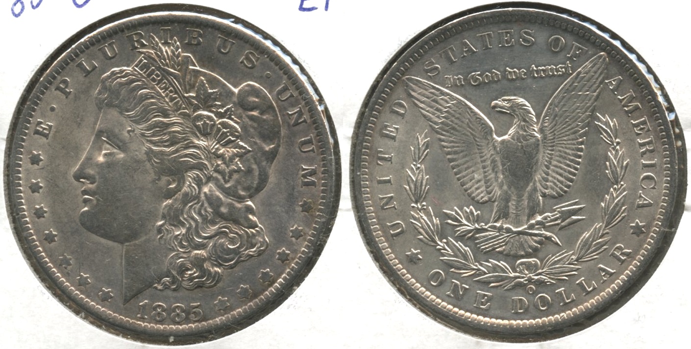 1885-O Morgan Silver Dollar EF-40 #n