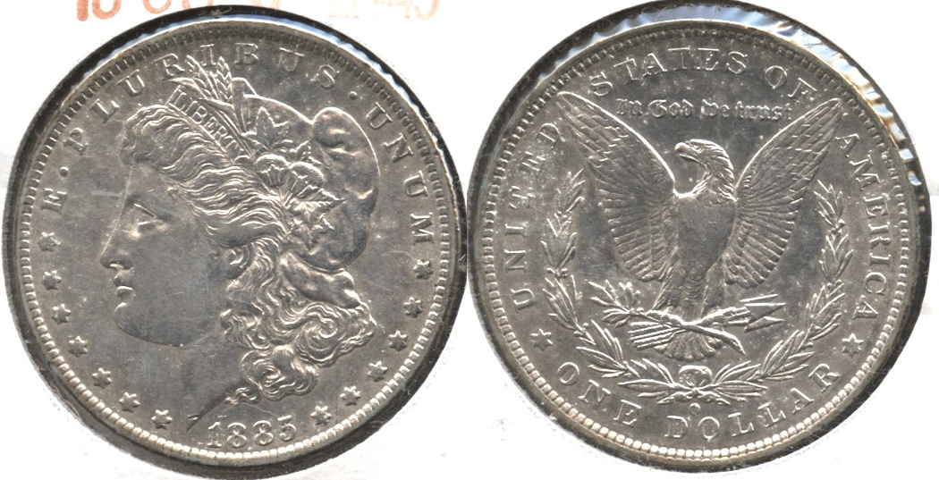 1885-O Morgan Silver Dollar EF-45 #a