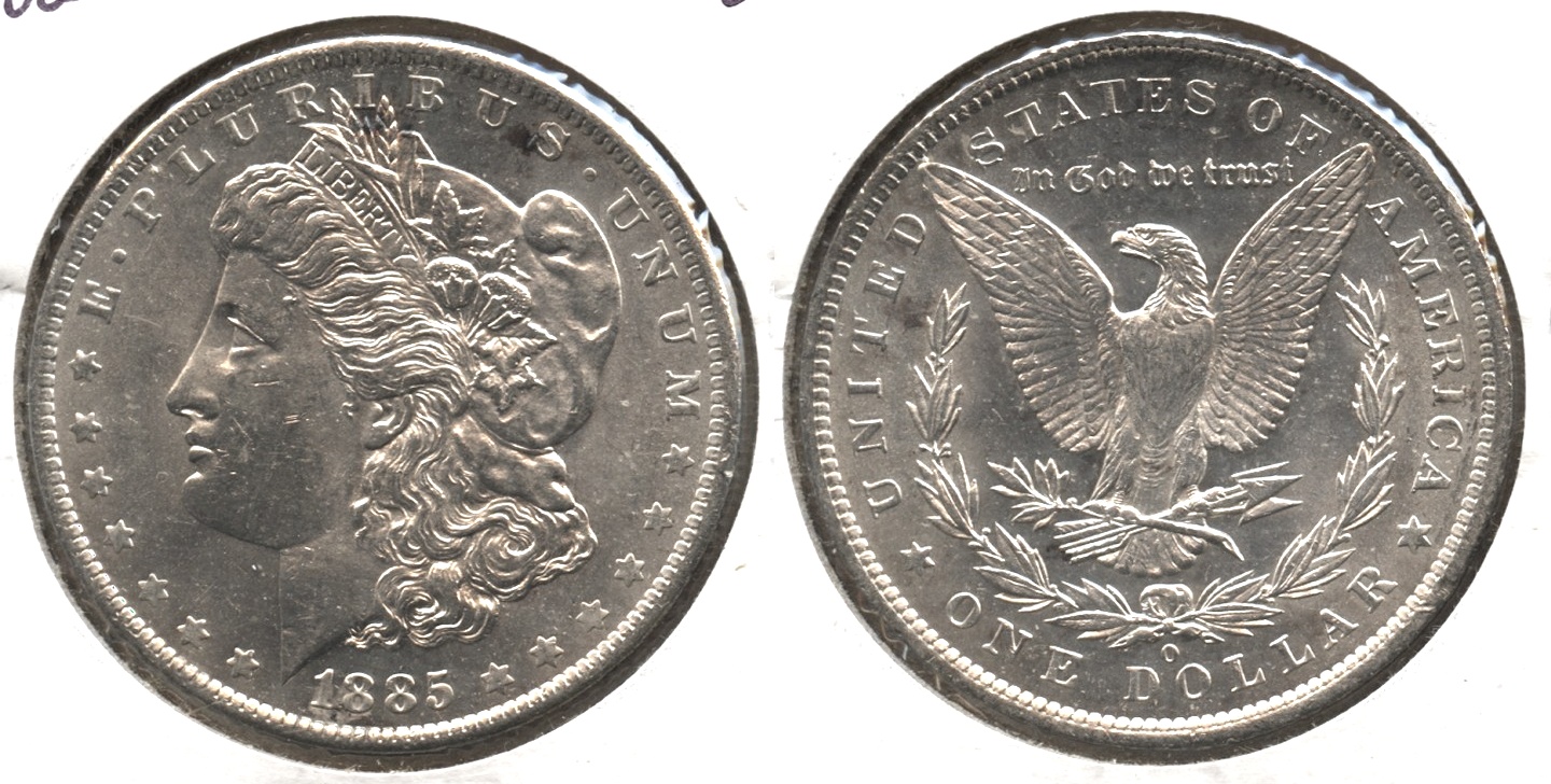 1885-O Morgan Silver Dollar MS-60 #c