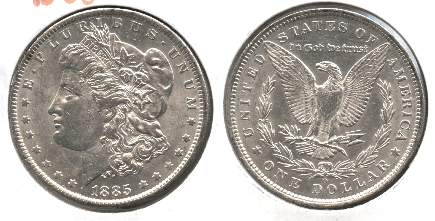 1885-O Morgan Silver Dollar MS-60 #d