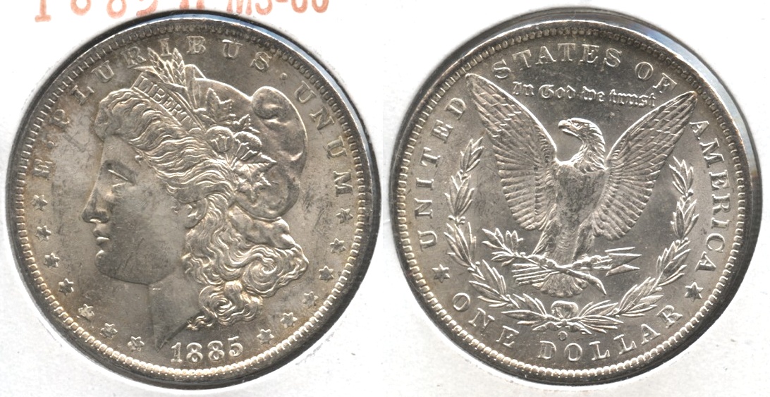 1885-O Morgan Silver Dollar MS-60 #e