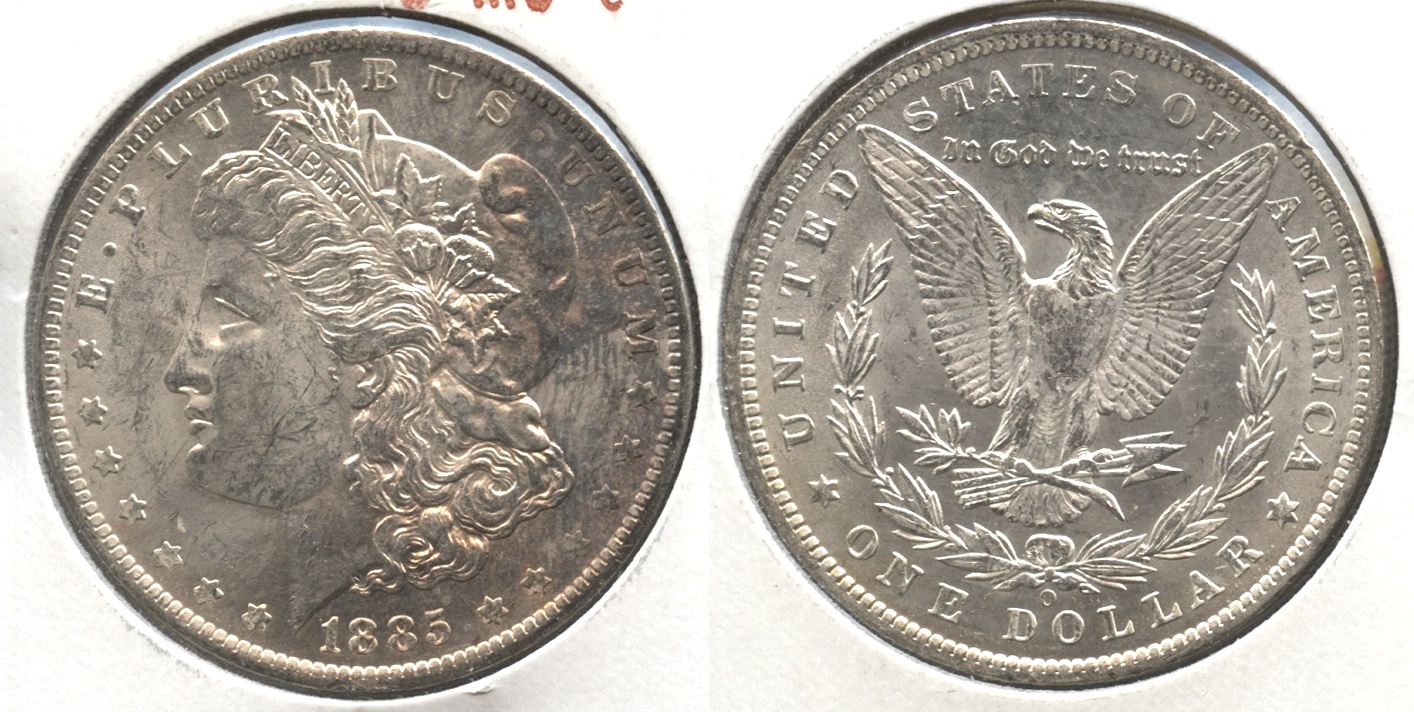 1885-O Morgan Silver Dollar MS-60 #g