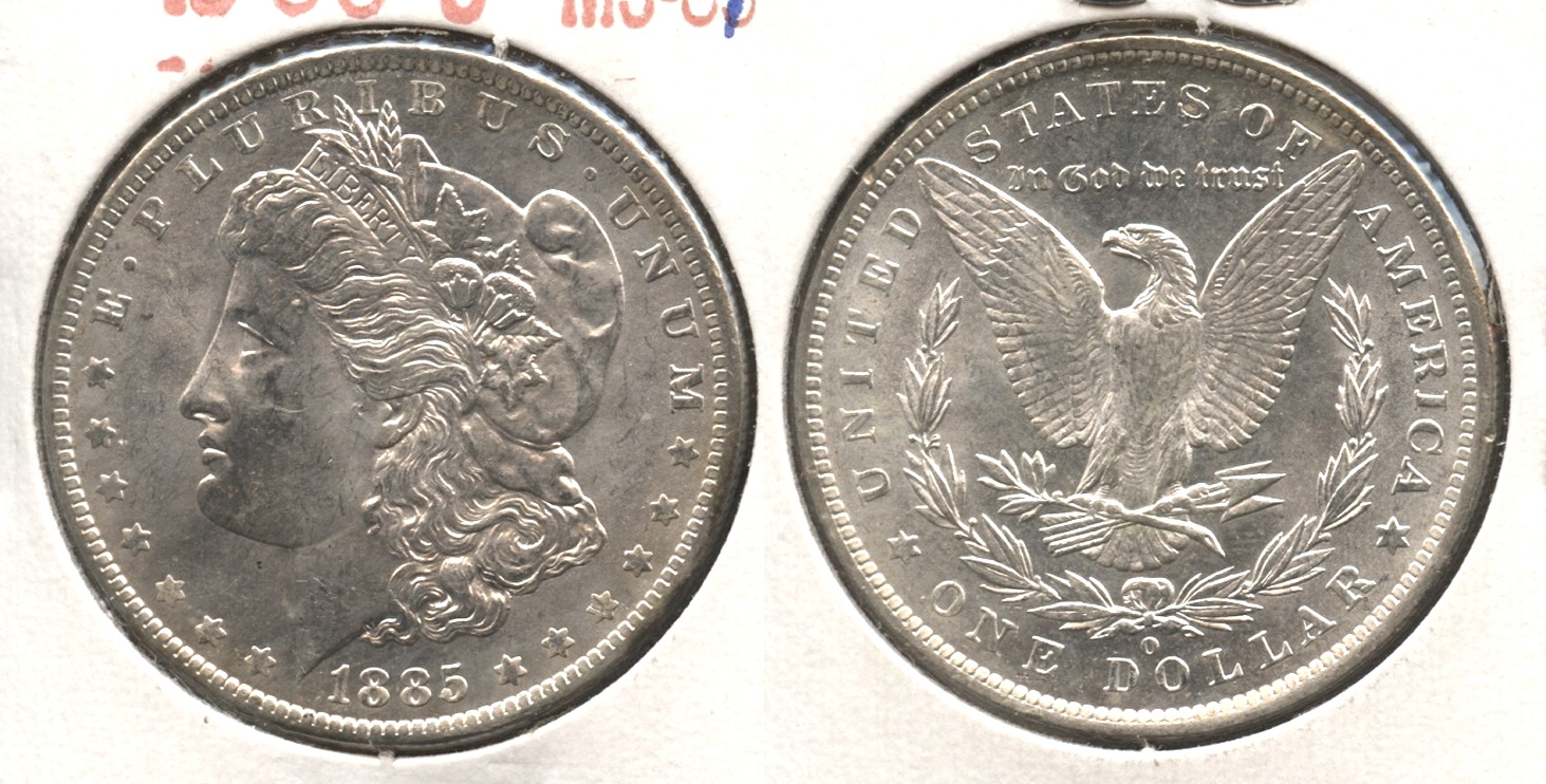 1885-O Morgan Silver Dollar MS-61 #a