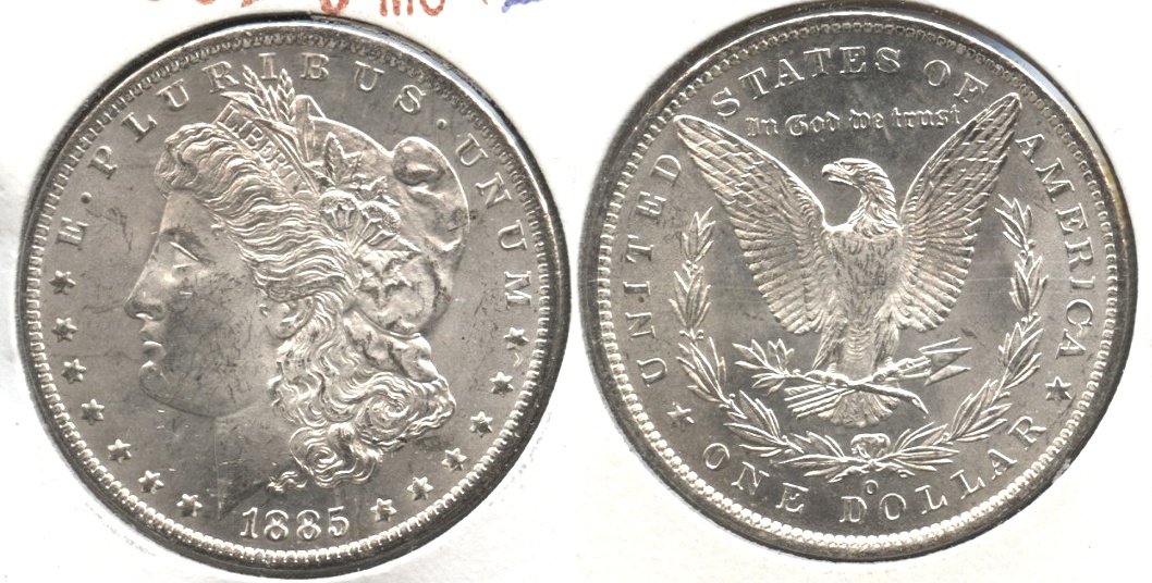 1885-O Morgan Silver Dollar MS-62 #b