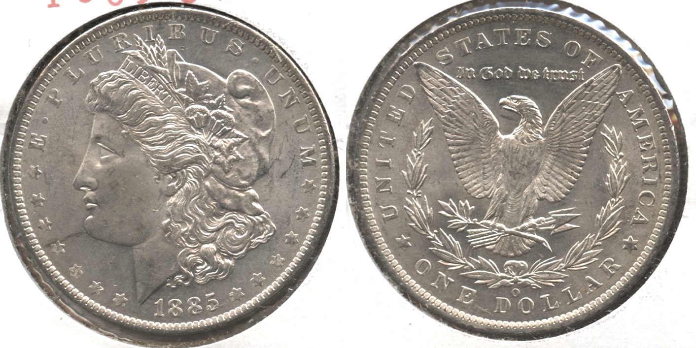 1885-O Morgan Silver Dollar MS-62 #h