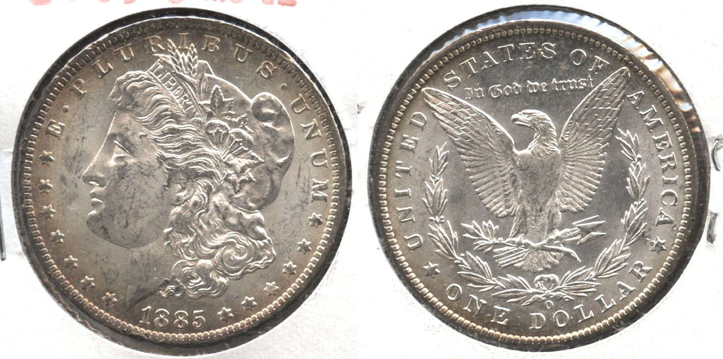 1885-O Morgan Silver Dollar MS-62 #k