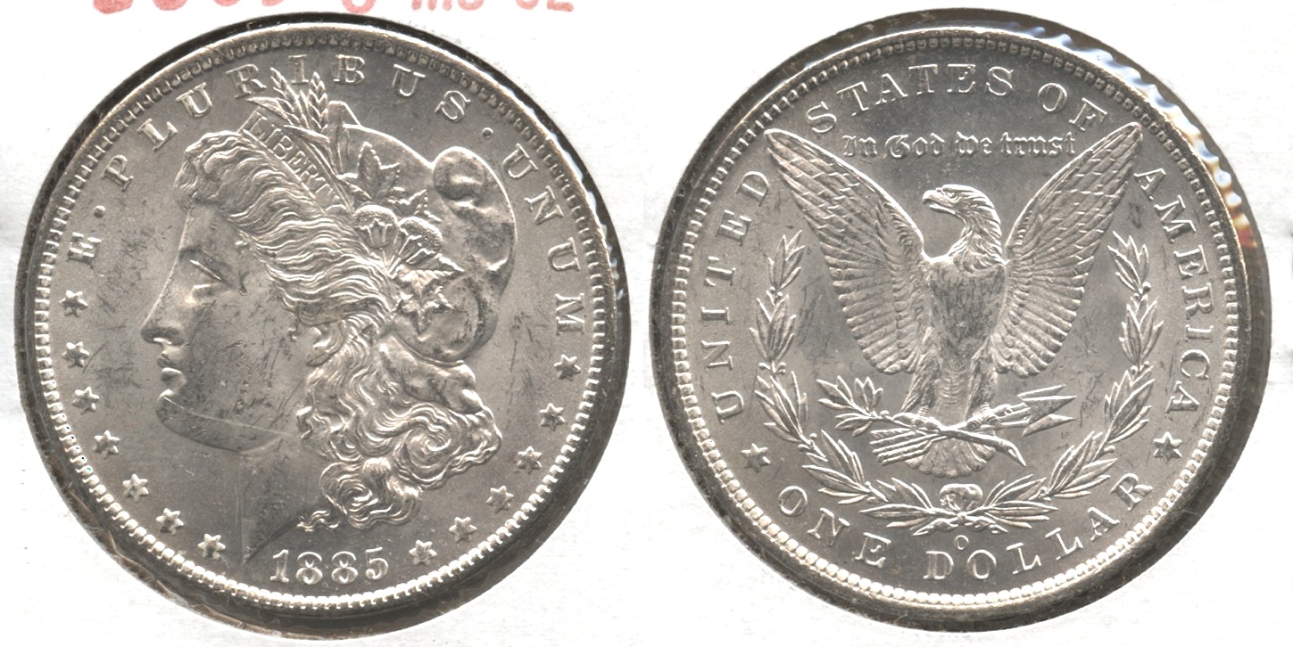 1885-O Morgan Silver Dollar MS-62 #l