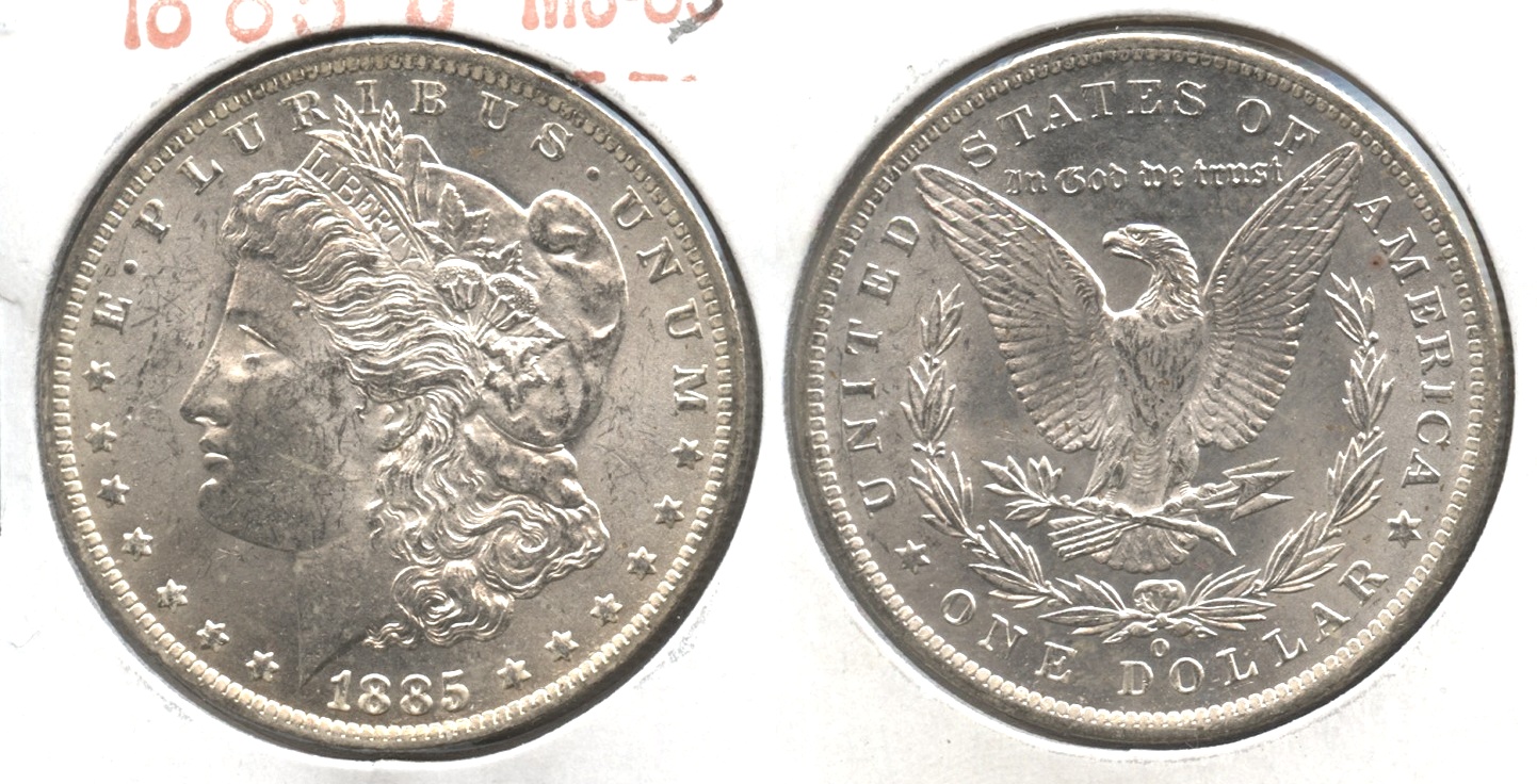 1885-O Morgan Silver Dollar MS-62 #n