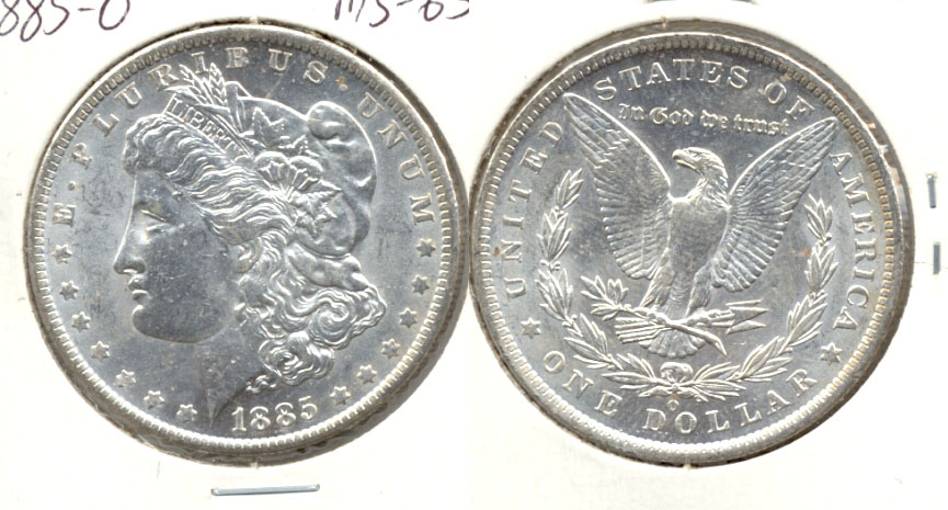 1885-O Morgan Silver Dollar MS-63 i