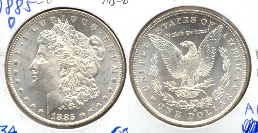 1885-O Morgan Silver Dollar MS-63 m