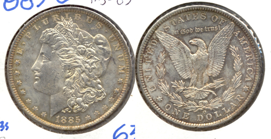 1885-O Morgan Silver Dollar MS-63 n