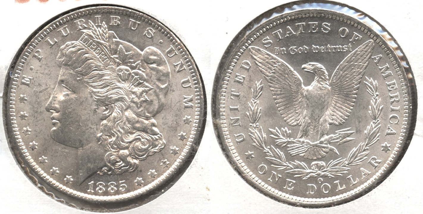1885-O Morgan Silver Dollar MS-63 #u