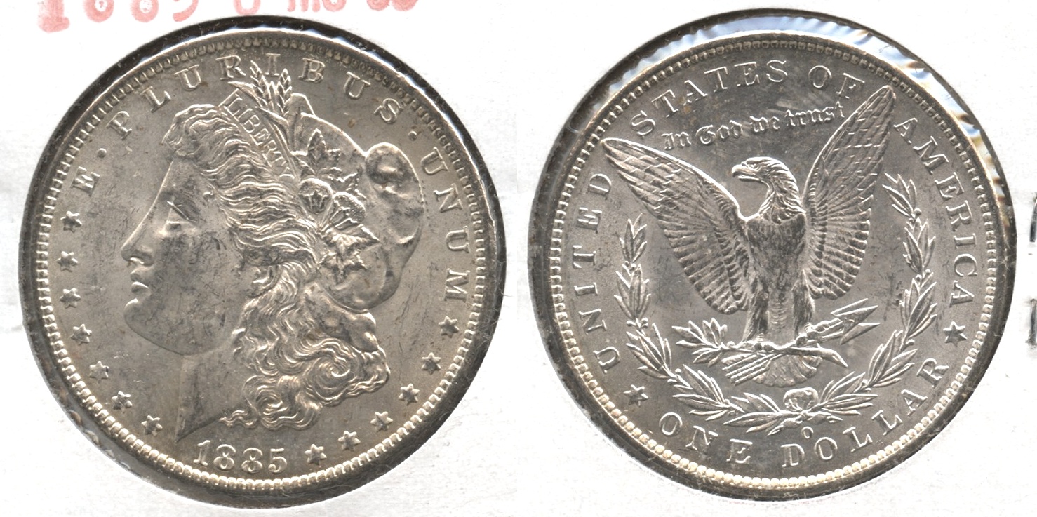 1885-O Morgan Silver Dollar MS-63 #w
