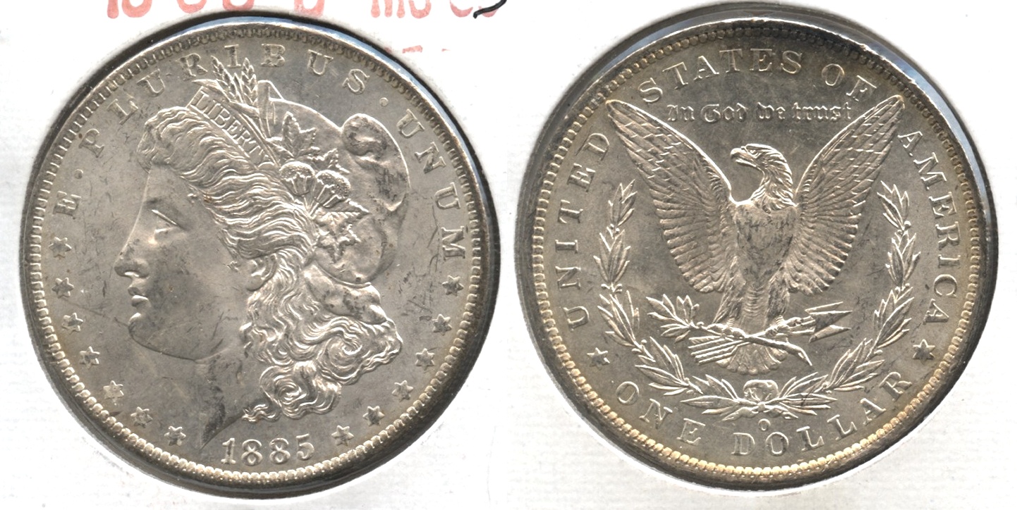 1885-O Morgan Silver Dollar MS-63 #x