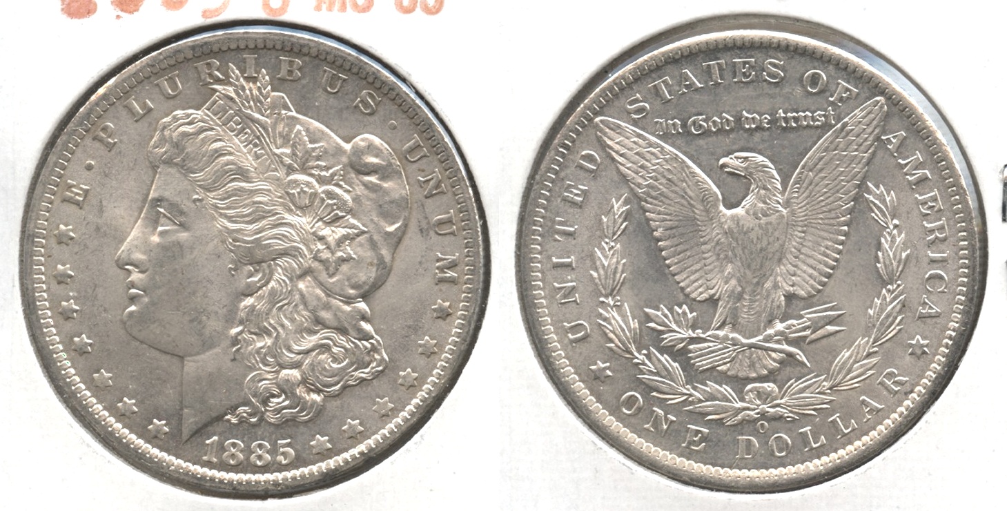 1885-O Morgan Silver Dollar MS-63 #y