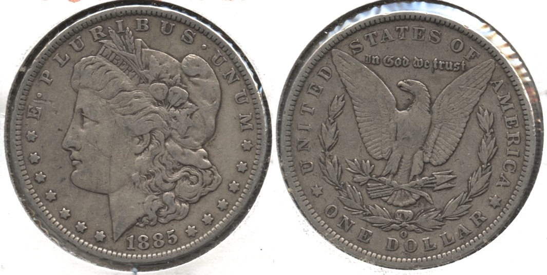 1885-O Morgan Silver Dollar VF-20 #c