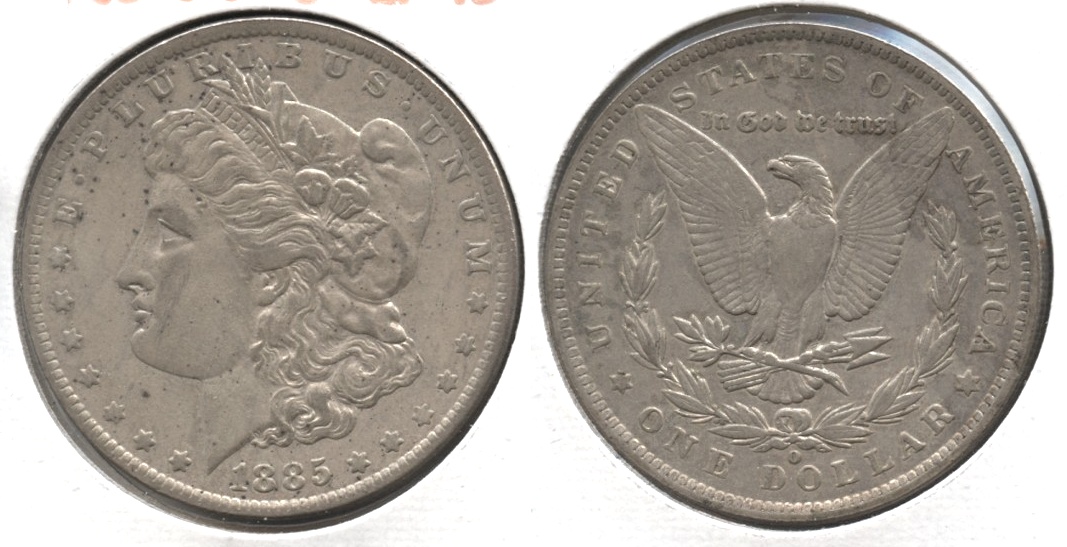 1885-O Morgan Silver Dollar VF-20 #d