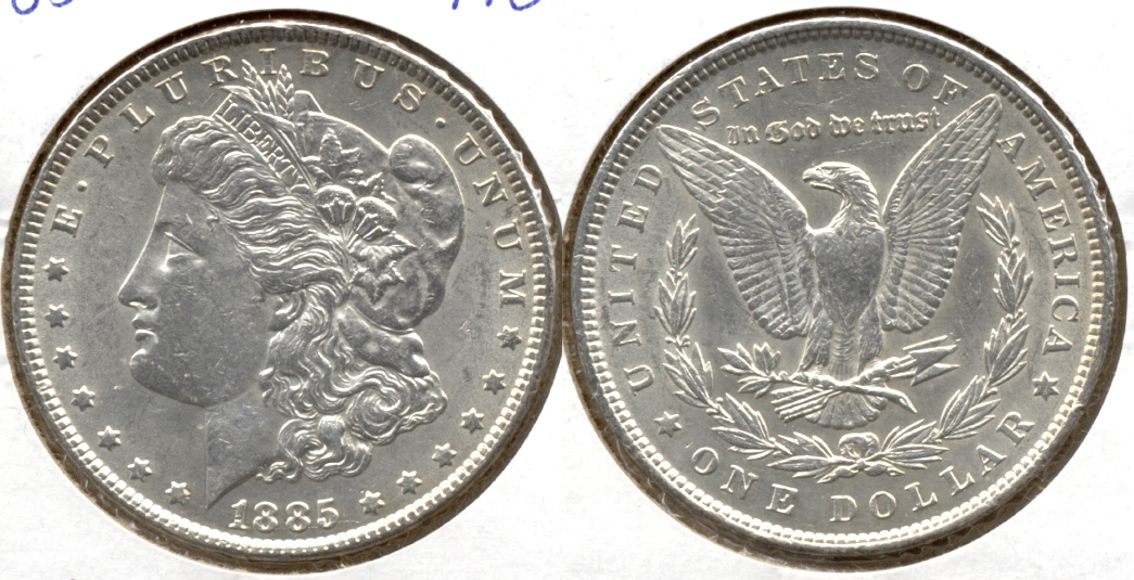 1885 Morgan Silver Dollar AU-50 g