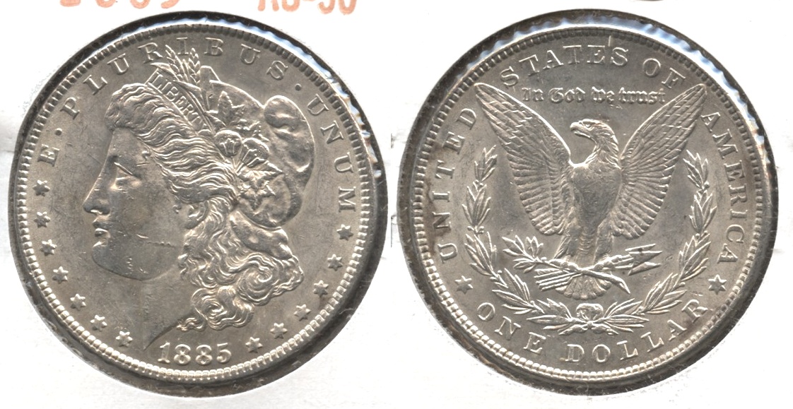 1885 Morgan Silver Dollar AU-50 #n