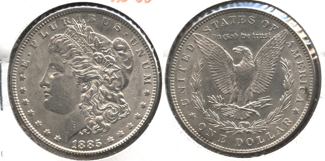 1885 Morgan Silver Dollar AU-55 #j