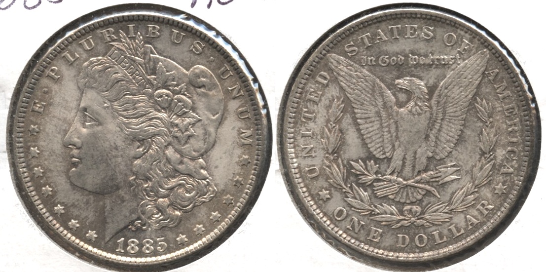 1885 Morgan Silver Dollar AU-55 #k