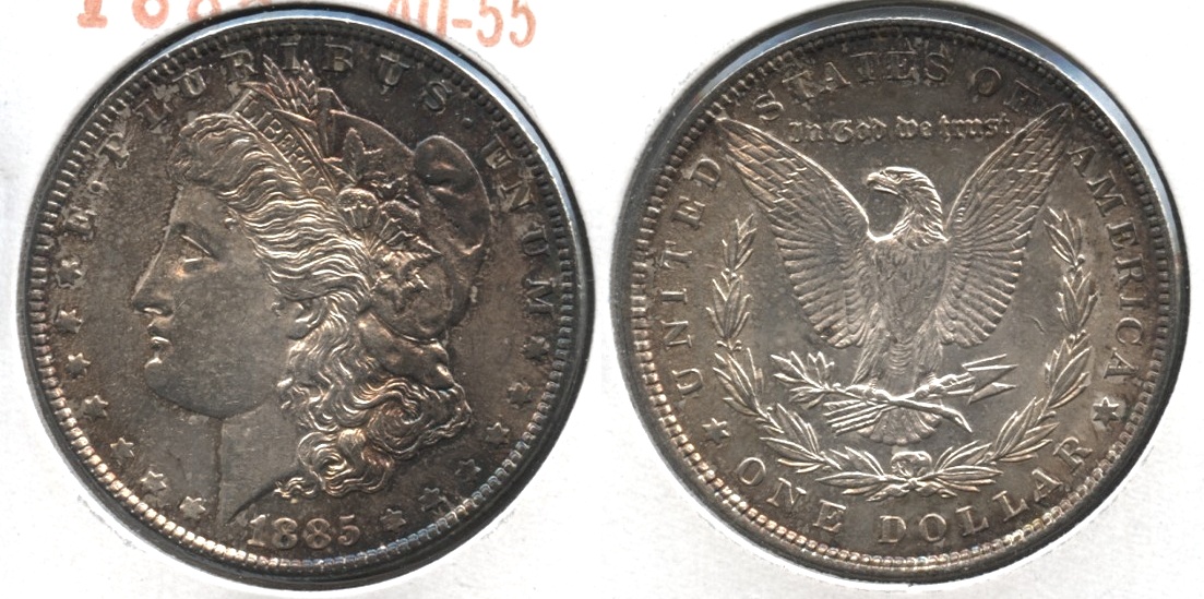 1885 Morgan Silver Dollar AU-55 #l