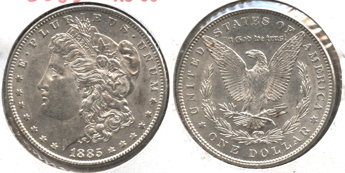 1885 Morgan Silver Dollar AU-55 #m