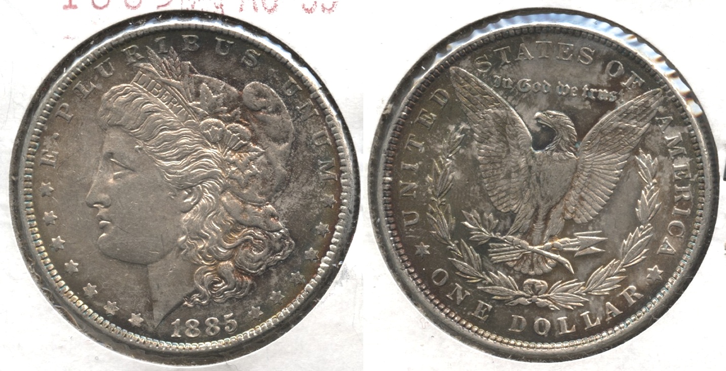 1885 Morgan Silver Dollar AU-55 #n