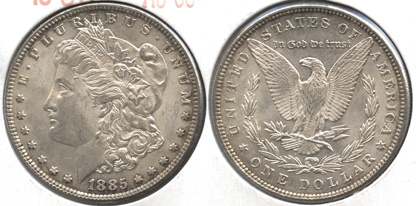 1885 Morgan Silver Dollar AU-55 #p