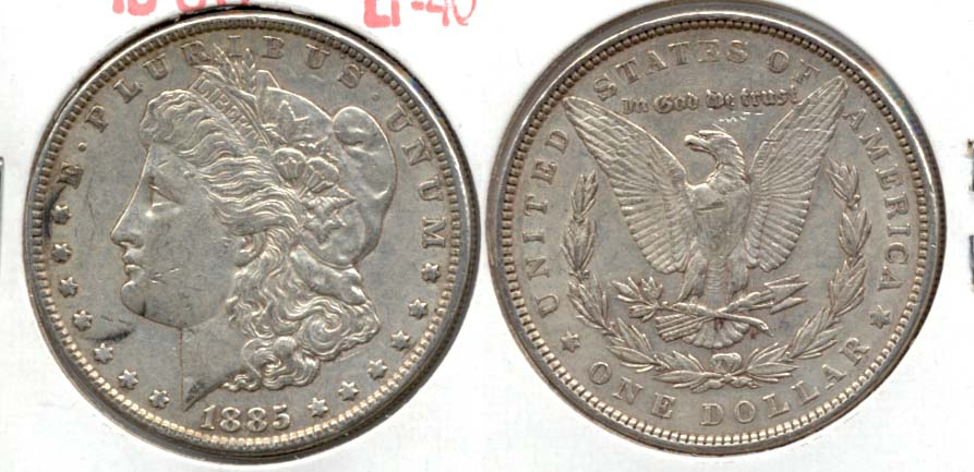 1885 Morgan Silver Dollar EF-40 c