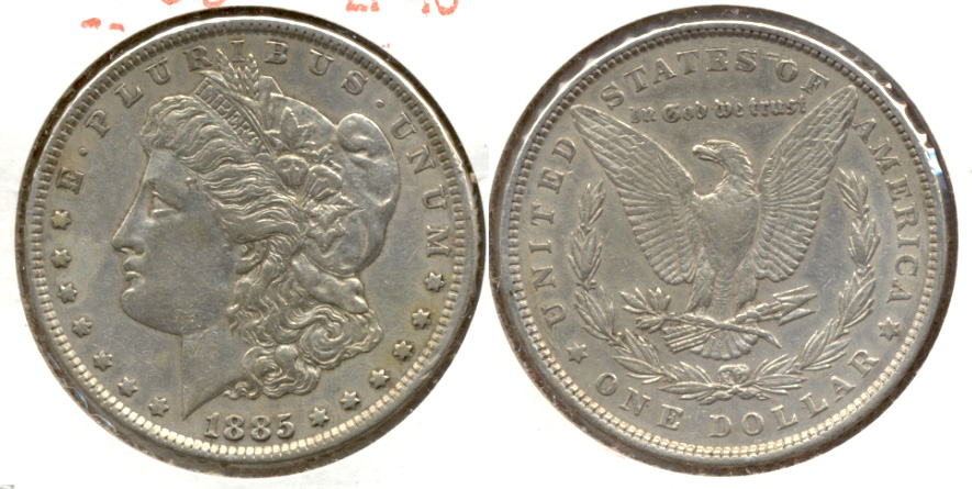 1885 Morgan Silver Dollar EF-40 g