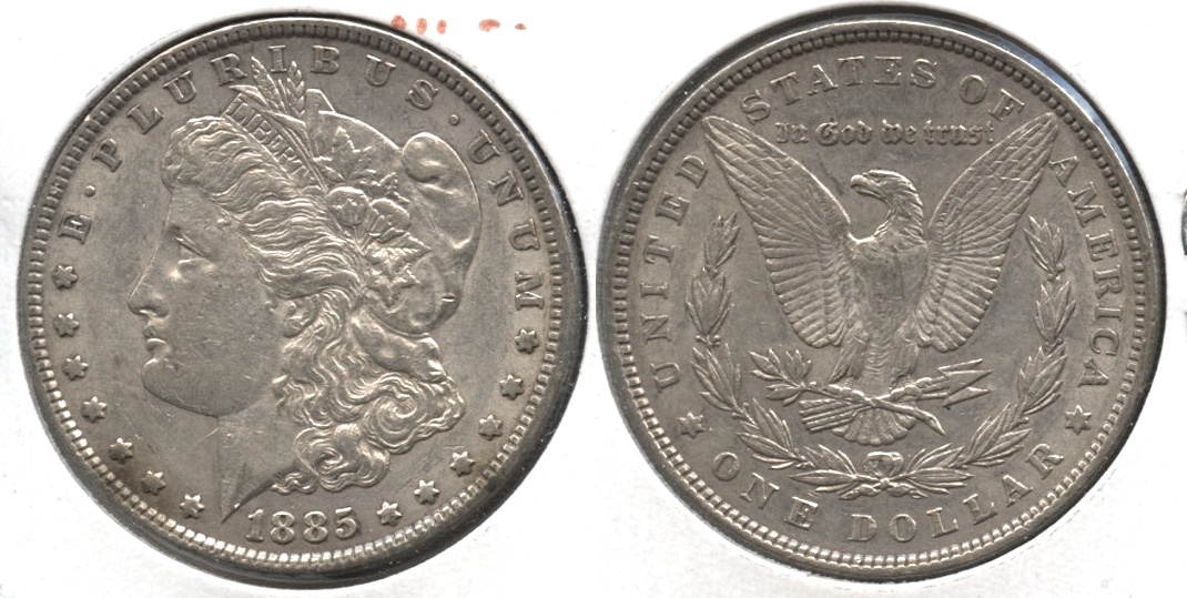 1885 Morgan Silver Dollar EF-40 #s