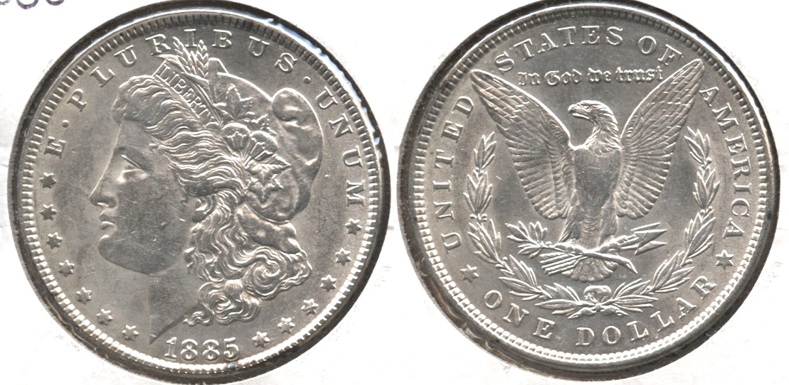 1885 Morgan Silver Dollar EF-40 #w