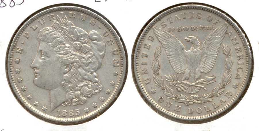 1885 Morgan Silver Dollar EF-45 c