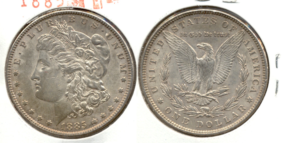 1885 Morgan Silver Dollar EF-45 e