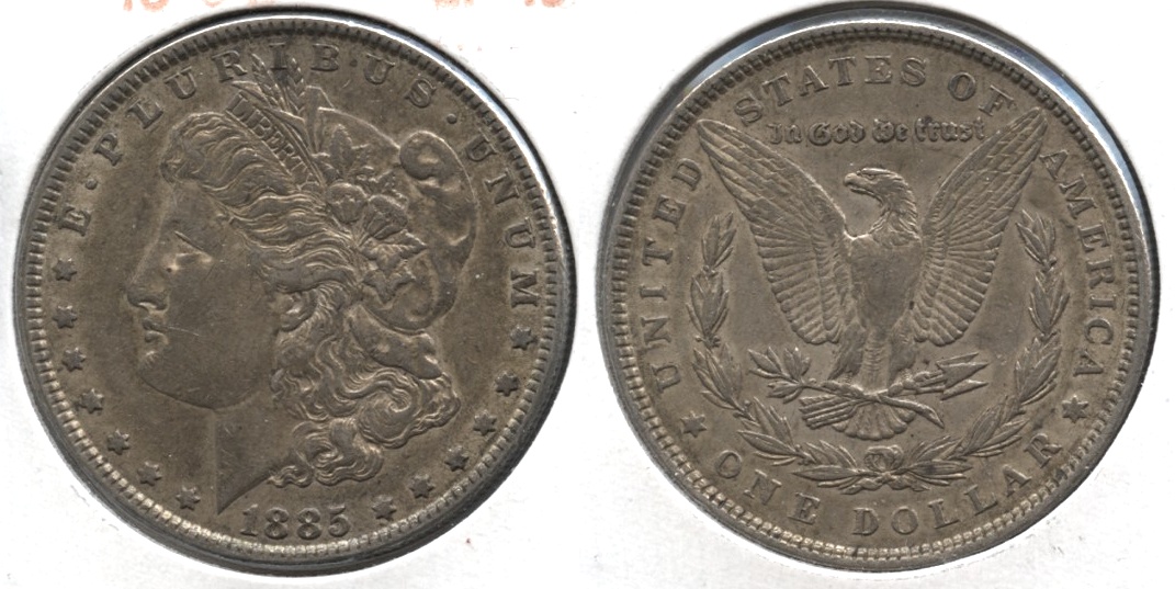 1885 Morgan Silver Dollar EF-45 #m