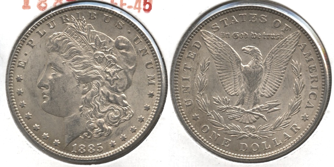 1885 Morgan Silver Dollar EF-45 #o