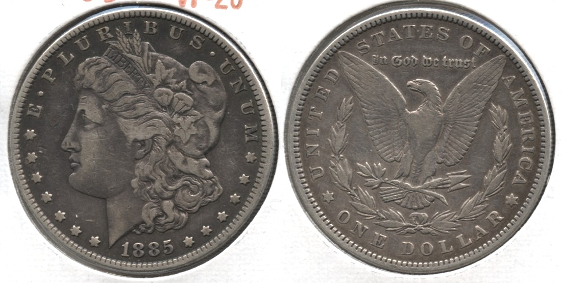 1885 Morgan Silver Dollar VF-20 #m