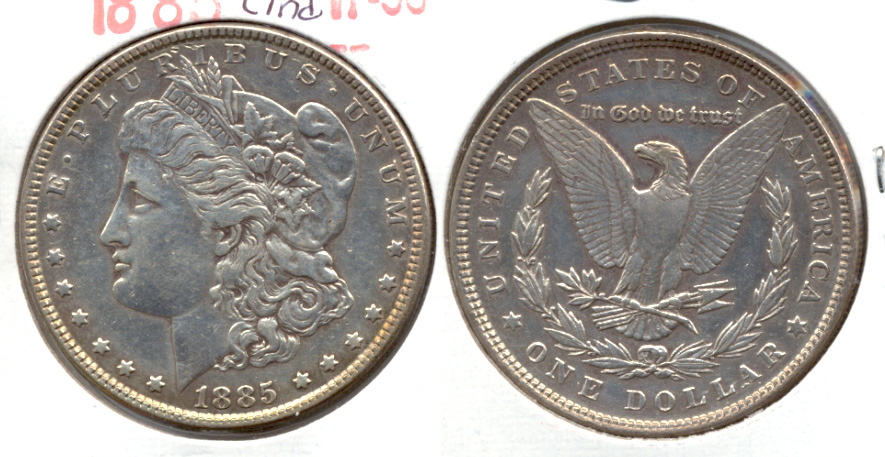 1885 Morgan Silver Dollar VF-30 a Cleaned