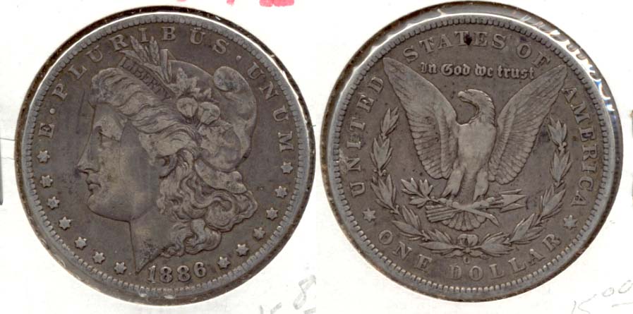 1886-O Morgan Silver Dollar Fine-12