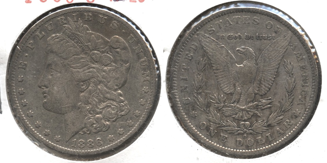 1886-O Morgan Silver Dollar Fine-12 #g