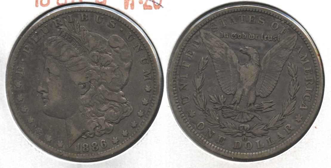 1886-O Morgan Silver Dollar Fine-15