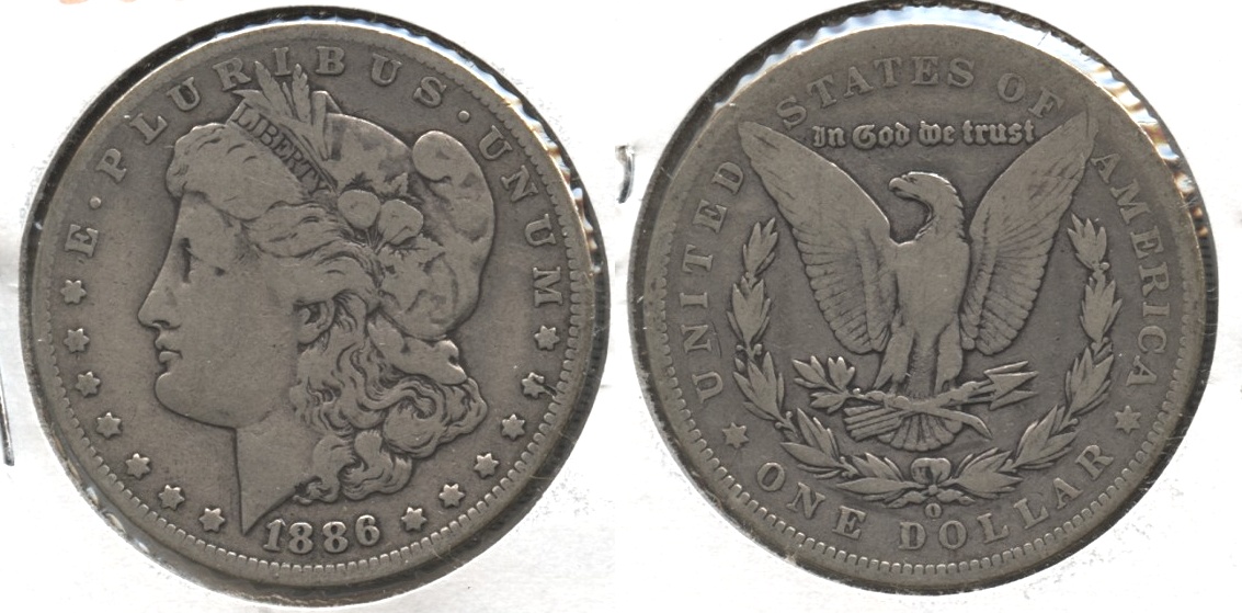 1886-O Morgan Silver Dollar VG-8 #e