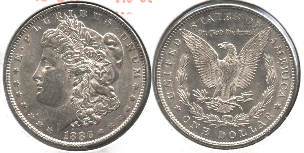 1886 Morgan Silver Dollar AU-55 #o