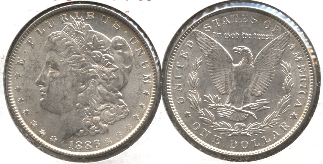 1886 Morgan Silver Dollar AU-55 #p